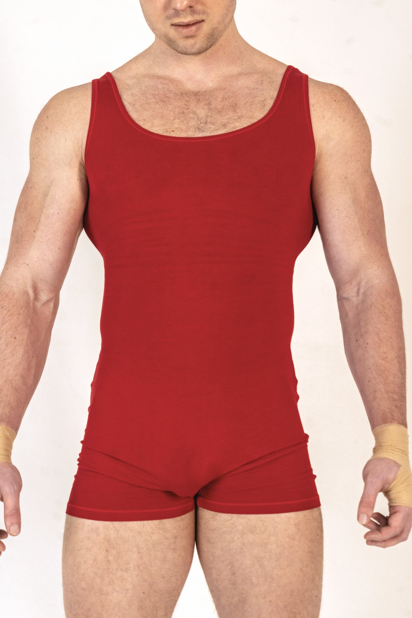 SOFT & SPORTY "RED" SINGLET